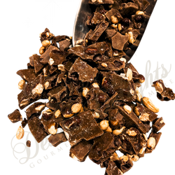 Decadent Dark Chocolate Peanut Brittle