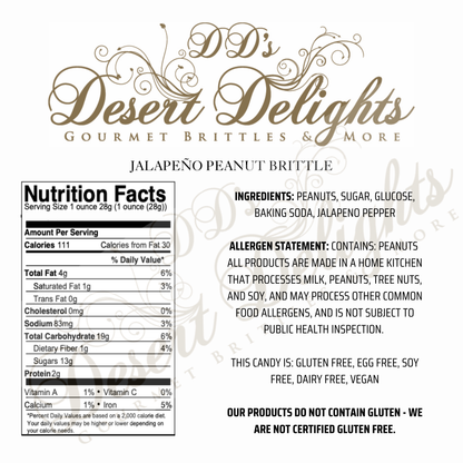 Jalapeño Peanut Brittle